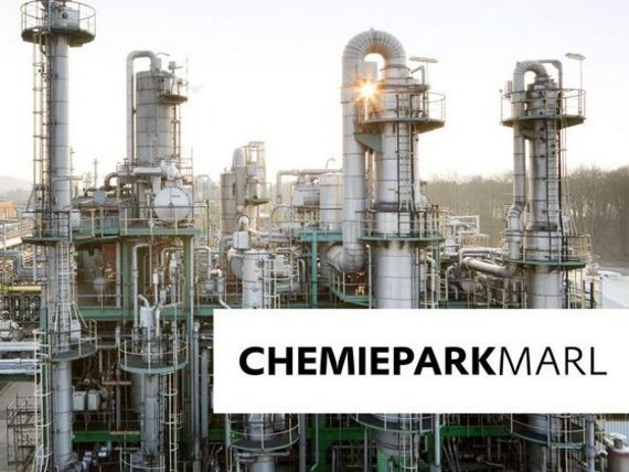 Symbolbild des Chemiepark Marls mit Logo.